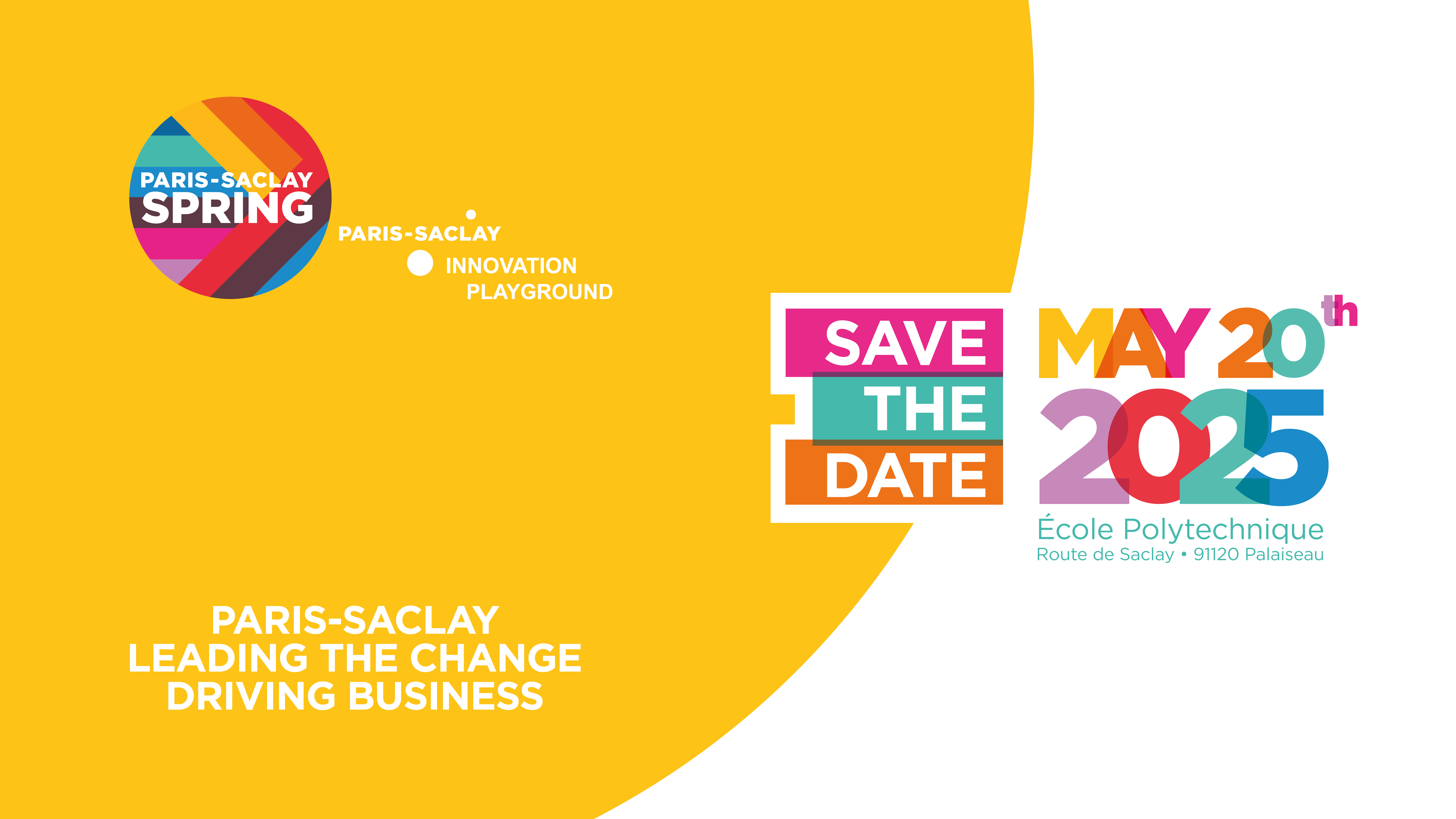 Affiche événement Paris-Saclay SPRING 2025